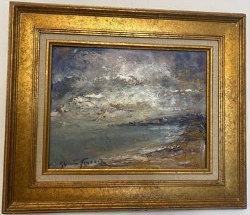 Germaine Francoz (1902-1973) - Bord de la manche