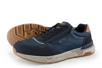 Mustang Sneakers in maat 43 Blauw, Kleding | Heren, Verzenden, Blauw, Sneakers of Gympen, Mustang