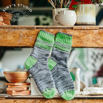 Breipatroon Sky Park Socks, Lynne Rowe - Sokken Breien, Ophalen of Verzenden, Nieuw