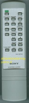Afstandsbediening Sony rm-sep30, Ophalen of Verzenden, Nieuw, Origineel