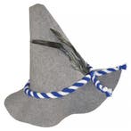 Grijze Beieren Oktoberfest zeppelhoed voor volwassenen - T.., Verzenden, Nieuw