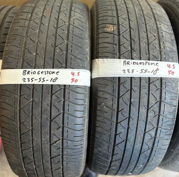 2x235-55-18 Bridgestone zomer 4.5mm €50 per band 235 55 18, Ophalen, 18 inch, Gebruikt, 235 mm