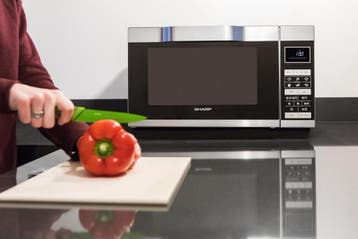 Sharp R861S Combi-magnetron, Ophalen of Verzenden, Gebruikt