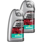 Motorex Aanbieding: 2 X Cross Power 4T 10W50 1L, Verzenden