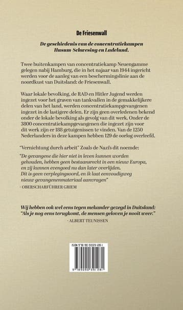 De Friesenwall 9789090391281 Edwin Vrielink, Boeken, Verzenden, Zo goed als nieuw, Edwin Vrielink