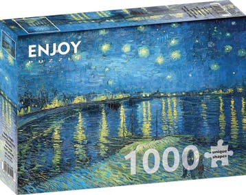 Vincent Van Gogh - Sterrennacht over de Rhone (1000 stukjes), Hobby en Vrije tijd, Verzenden, Nieuw