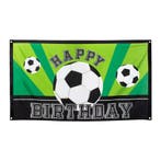 Voetbal Vlag Happy Birthday 150x90cm, Ophalen of Verzenden, Nieuw