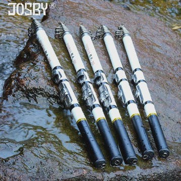 JOSBY Telescopische Vishengel - Carbon Fiber - 1.5M tot 3.0M, Verzenden, Nieuw