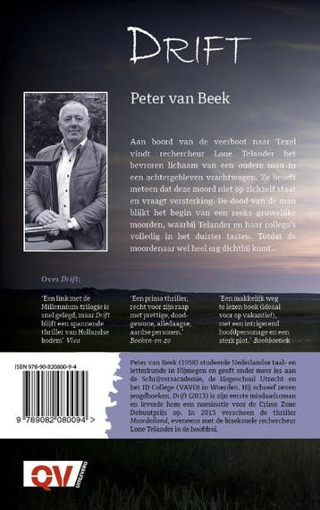 Drift / Texelse thrillers / 2 9789082080094 Peter van Beek, Boeken, Verzenden, Gelezen, Peter van Beek