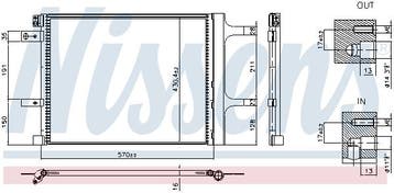 Airco condensor o.a: Toyota, ProAce City, ProAce Verso, Ophalen of Verzenden, Nieuw, Toyota