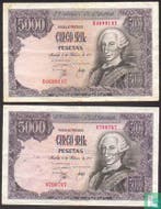 Spanje 5000 Pesetas - 1976, Postzegels en Munten, Bankbiljetten | Europa | Niet-Eurobiljetten, Verzenden, Los biljet