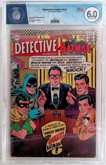 Detective Comics #357 - EGC 6.0 - 1 Graded comic - Eerste, Nieuw