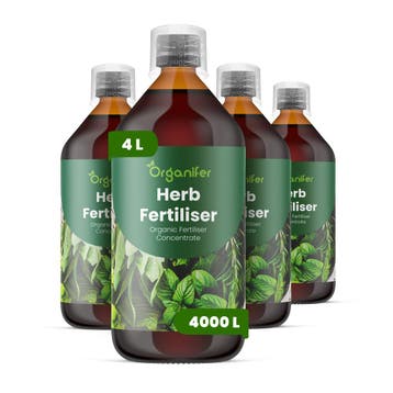Kruiden vloeibare meststof - Set 4x1 liter, Verzenden, Mest