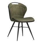 Stoelen | SPLASH | Microvezel/Metaal | Moss | Zwarte Poten |, Verzenden, Nieuw in verpakking