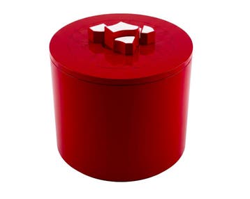 Gebruikte ronde toonbank rood – 110 cm – met decoratieve, Aankleding binnen, Nieuw in verpakking, Overige typen
