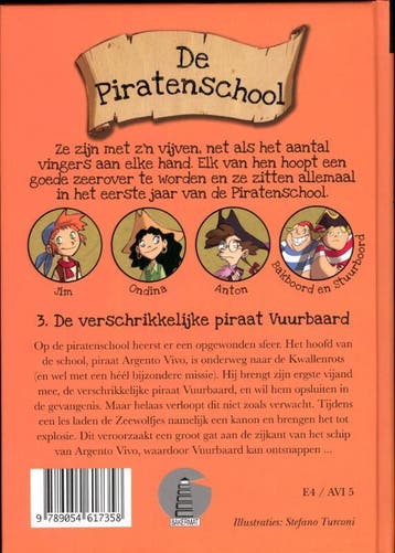De verschrikkelijke piraat vuurbaard / De piratenschool, Verzenden, Gelezen, Steve Stevenson