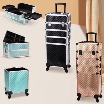 4-in-1 Make-up Trolley met Wielen en Grote Capaciteit, Verzenden, Nieuw