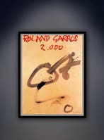 Antoni Tapies - “Roland Garros, 2000”. Gesigneerd in de