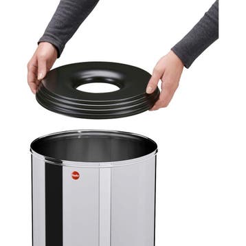 Hailo Afvalemmer Profline Safe XL 45 ltr - RVS, Huis en Inrichting, Woonaccessoires | Prullenbakken, Verzenden, Nieuw