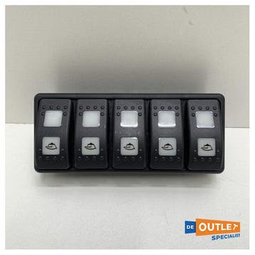Bieden: CNB bilge pump switch panel black -, Watersport en Boten, Ophalen of Verzenden, Nieuw, Elektra en Verlichting, Zeilboot of Motorboot