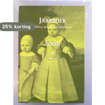 2000 54 Jaarboek Centraal Bureau voor Genealogie, Verzenden, Zo goed als nieuw