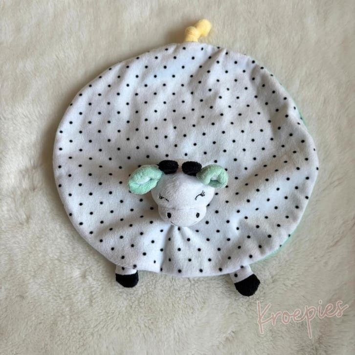 PRENATAL knuffeldoekje giraf mintgroen | Rond, Kinderen en Baby's, Speelgoed | Knuffels en Pluche, Verzenden
