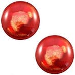 10 x Polaris Cabochon 7mm Jais Red (Cabochons en camée), Ophalen of Verzenden, Nieuw, Overige typen
