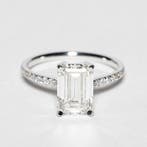 Zonder minimumprijs - Statement ring - 18 karaat Witgoud -, Sieraden, Tassen en Uiterlijk, Antieke sieraden