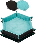 Dobbelstenenbakjes Set – 2 stuks - Opvouwbaar leer en, Verzenden, Nieuw