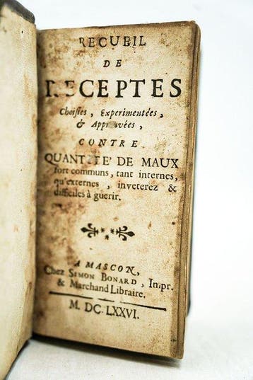 Marie Françoise Fouquet - Recueil de receptes choisies,