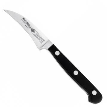 Eikaso Solingen Tourneermes met Krom Lemmet 7 cm – Ergono., Ophalen of Verzenden, Nieuw, Rvs of Chroom