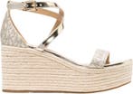 Michael Kors - maat 38.5 - Serena Wedge Dames Sandaal met, Kleding | Dames, Schoenen, Verzenden, Nieuw