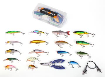 Fish4all Pike Hardlure Box + Leaders & Pliers (23pcs), Verzenden, Nieuw, Overige typen