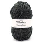 DROPS Merino Extra Fine Mix - 03 antraciet - Wol Garen, Ophalen of Verzenden, Nieuw