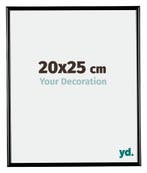 Fotolijst 20x25 cm - Zwart Hoogglans - Kunststof - Bordeaux, Verzenden, Nieuw