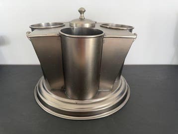Champagne koeler - Aluminium - Koelrek voor 4 flessen