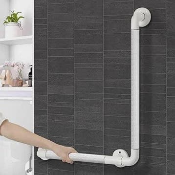 90° Hoek Steunbeugel Douche - ABS & RVS - Antislip - Wandmon, Verzenden, Nieuw
