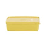 Tupperware Broodtrommel Vierkant Geel, Huis en Inrichting, Keuken | Tupperware, Ophalen of Verzenden, Nieuw, Geel