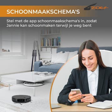 Zoef Robot robotstofzuiger Jannie 4.1 - Vacuum cleaner -, Ophalen of Verzenden