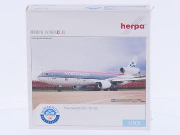 Schaal 1:500 Herpa 513098 Northwest DC-11-30 Reg. N237NW..., Hobby en Vrije tijd, Ophalen of Verzenden, Zo goed als nieuw