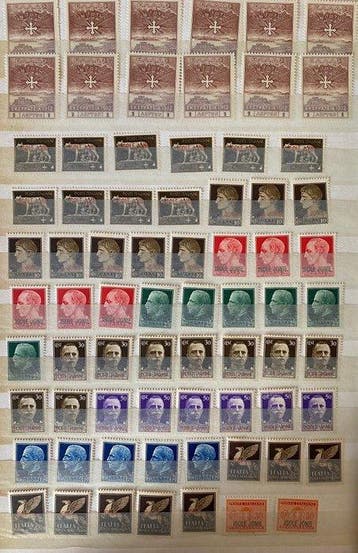 Italië en Griekenland 1902/1941 - Zeer interessante, Gestempeld