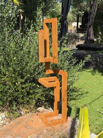 Ana Lucia B.M - Sculpture Corten - XL