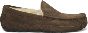 UGG M Ascot Heren Sloffen - Donkerbruin - Maat 40, Verzenden, Nieuw