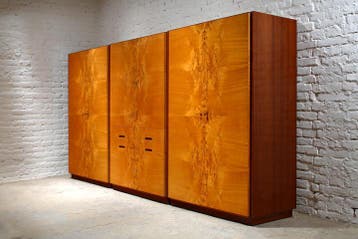 3,6 meter brede Slaapkamerset Vintage Strak 1960 Design, Gebruikt, Tweepersoons, Sixties seventies midcentury