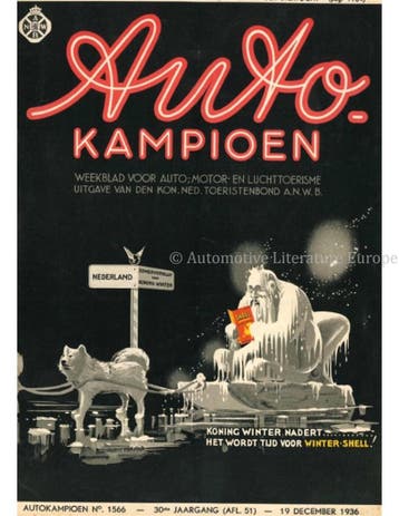 1936 AUTOKAMPIOEN MAGAZINE 51 NEDERLANDS, Boeken, Nieuw, Author