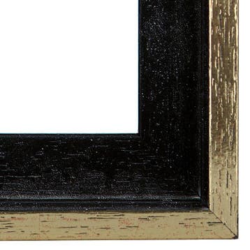 Baklijst 50x65 cm Zwart/Goud, Ophalen of Verzenden, Nieuw