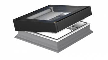 Fakro schuin platdakraam elektrisch DEZ-A P2 + ingebouwde sc, Doe-het-zelf en Verbouw, Verzenden, Nieuw