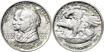 1/2 Dollar 1921, Vereinigte Staaten von Amerika, Postzegels en Munten, Munten | Amerika, Verzenden