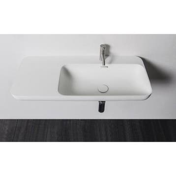 Wastafel Sapho Niagara Rechthoek Rechts 90x40x14 cm Solid, Ophalen of Verzenden, Nieuw