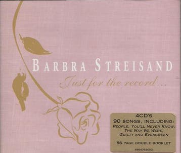 cd - Barbra Streisand - Just For The Record..., Verzenden, Zo goed als nieuw